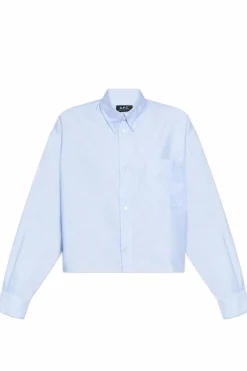 A.P.C. light blue Shirt with pocket