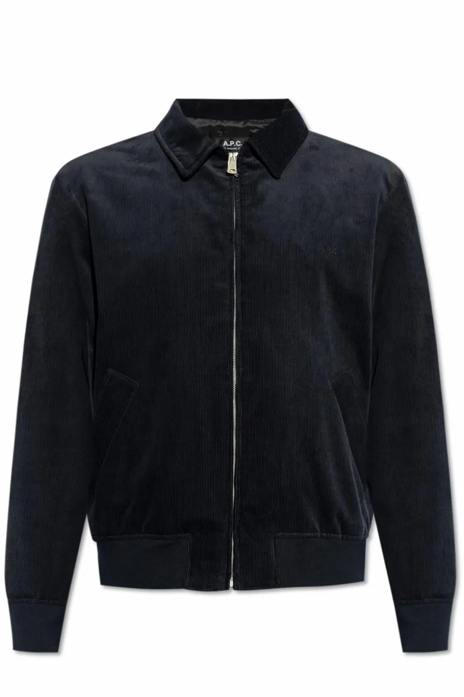 A.P.C. NAVY BLUE Jacket with logo