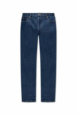 A.P.C. NAVY BLUE Jeans with slightly tapered legs