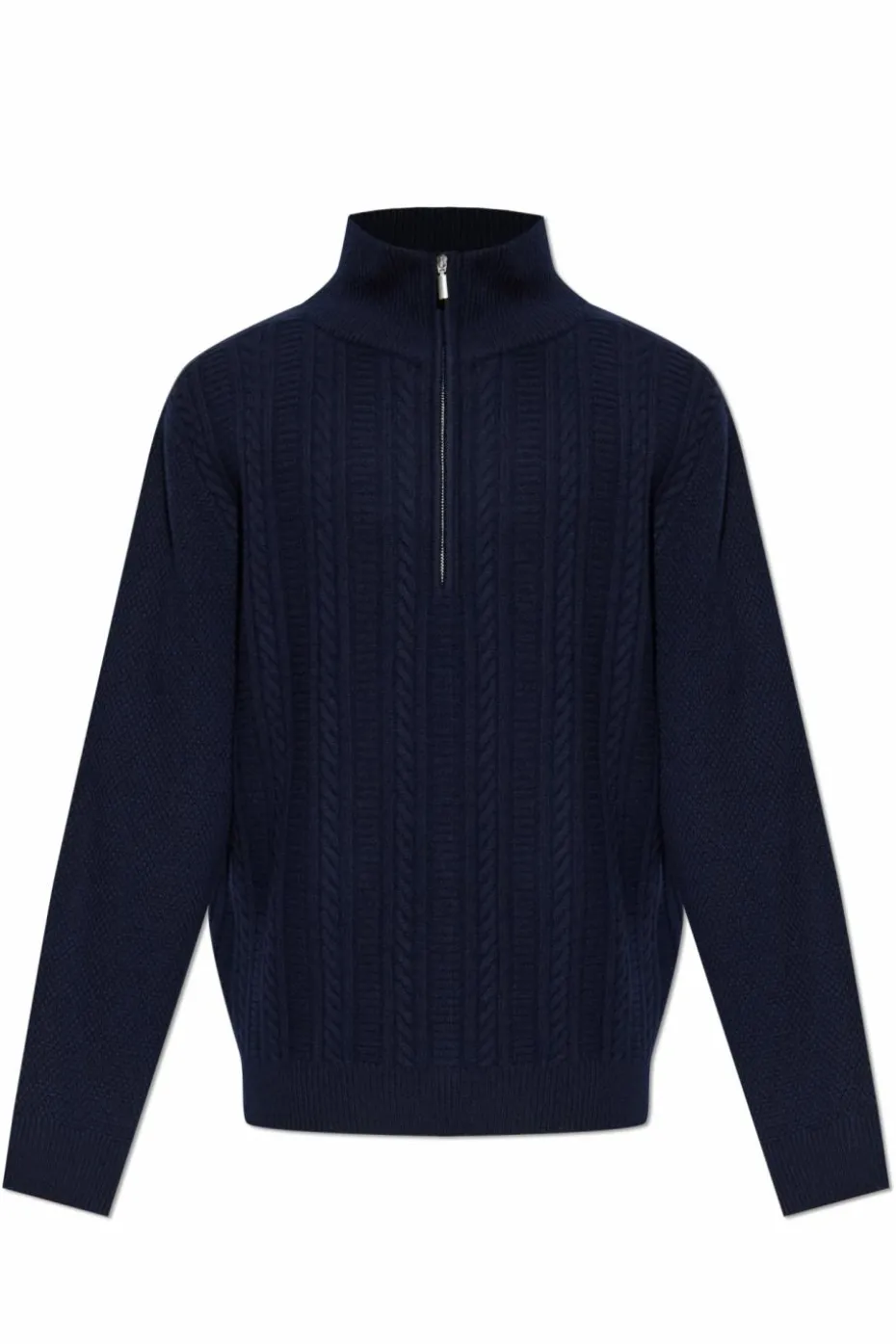 A.P.C. NAVY BLUE Wool turtleneck