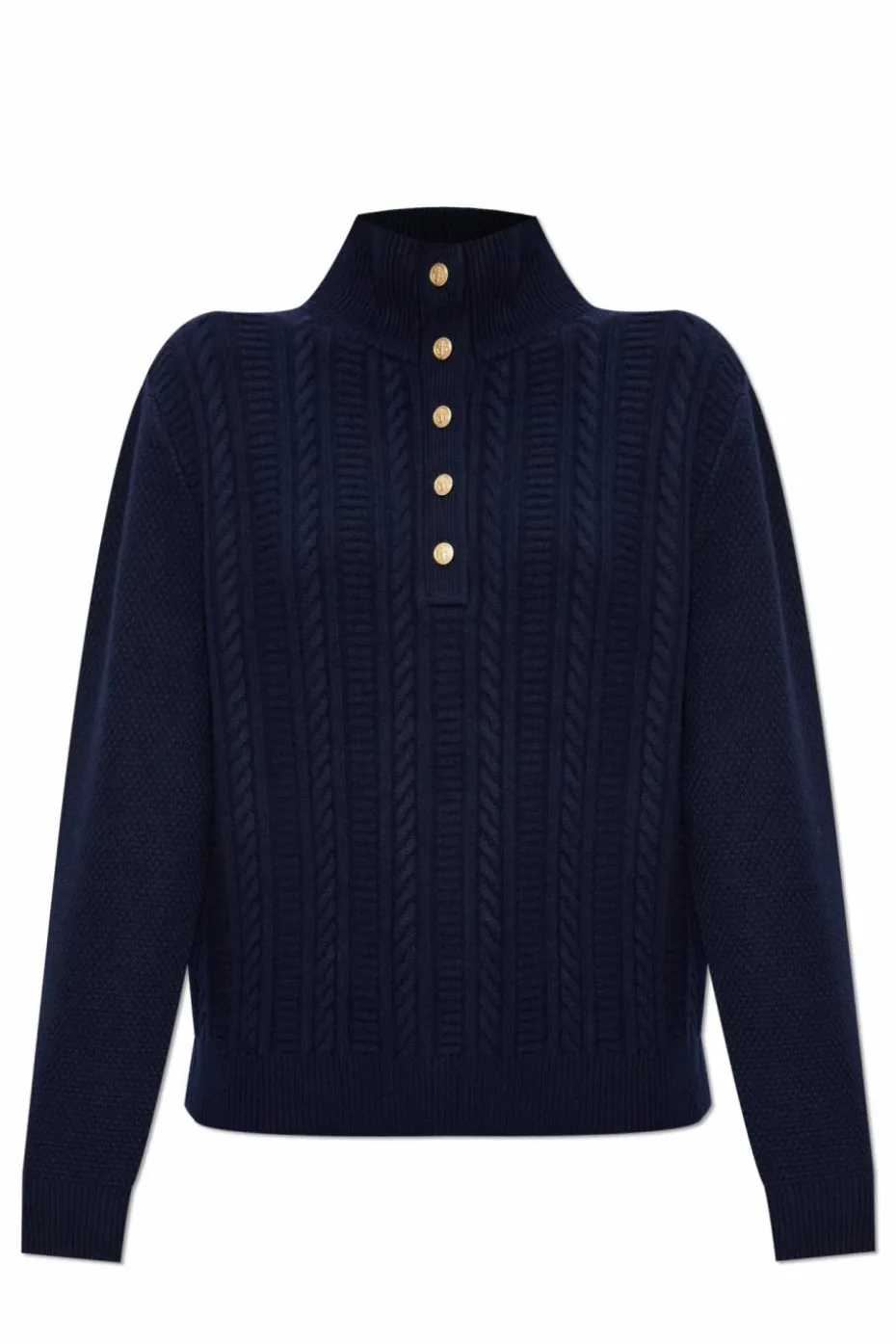 A.P.C. NAVY BLUE Wool turtleneck