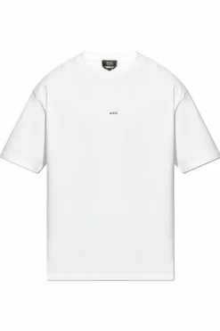 A.P.C. WHITE T-shirt `Boxy`