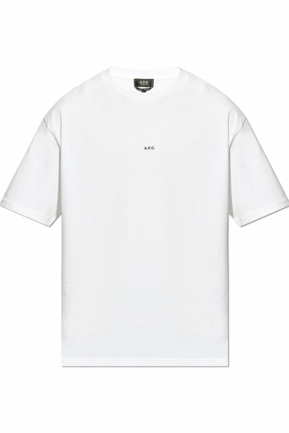 A.P.C. WHITE T-shirt `Boxy`