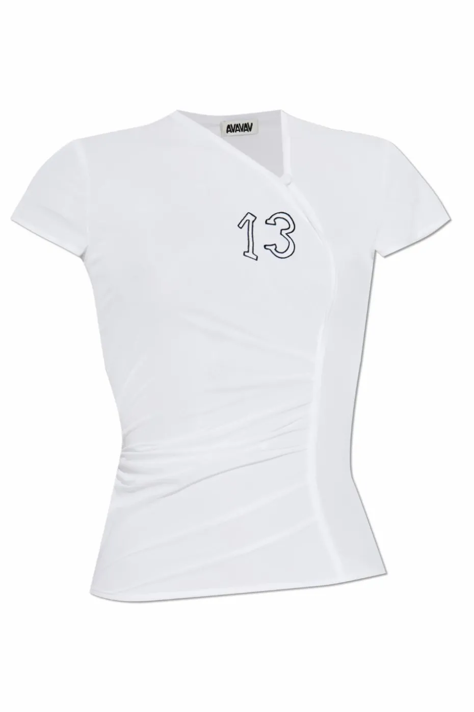 AVAVAV WHITE Asymmetric top