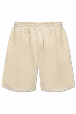 Balenciaga beige Logo shorts