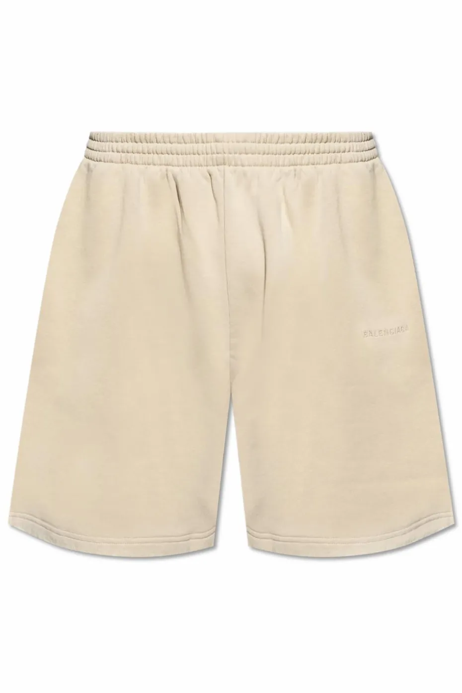 Balenciaga beige Logo shorts