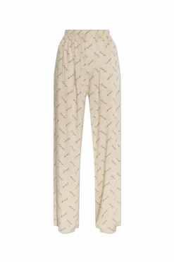Balenciaga beige Pants with logo