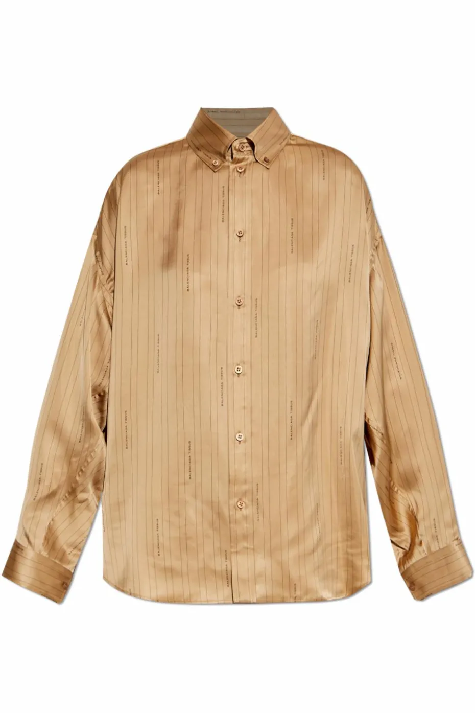 Balenciaga beige Shirt with a striped pattern