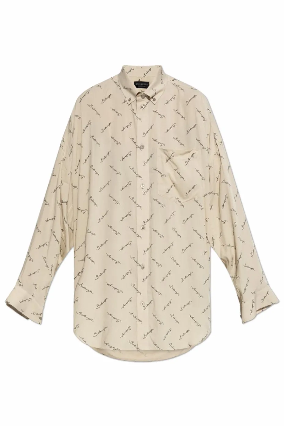 Balenciaga beige Shirt with logo