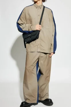 Balenciaga beige Trousers with a worn effect