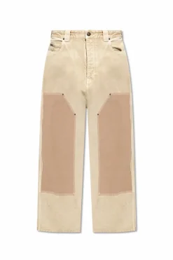 Balenciaga beige Wide-leg jeans