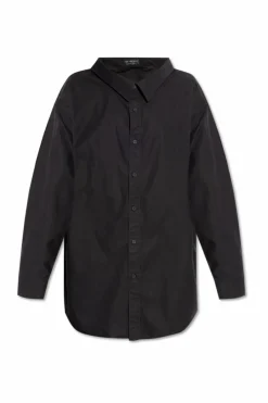 Balenciaga BLACK Asymmetrical cut shirt
