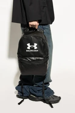 Balenciaga BLACK Backpack with logo
