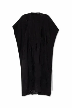 Balenciaga BLACK Balenciaga Crushed-effect Dress