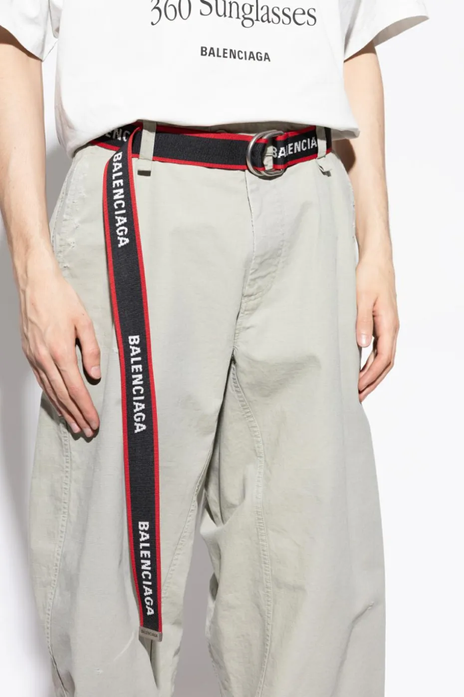 Balenciaga BLACK Belt with logo
