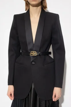 Balenciaga BLACK Belt with logo