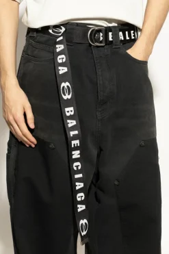 Balenciaga BLACK Belt with logo