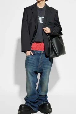 Balenciaga BLACK Blazer with logo