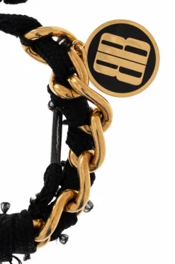 Balenciaga BLACK Brass bracelet with vintage effect