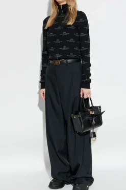 Balenciaga BLACK Cardigan with logo