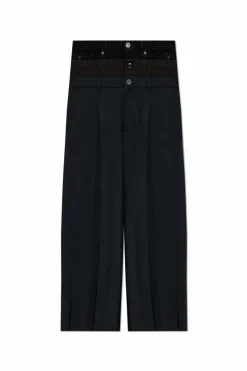 Balenciaga BLACK Creased trousers
