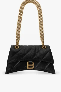 Balenciaga BLACK ‘Crush Small’ shoulder bag