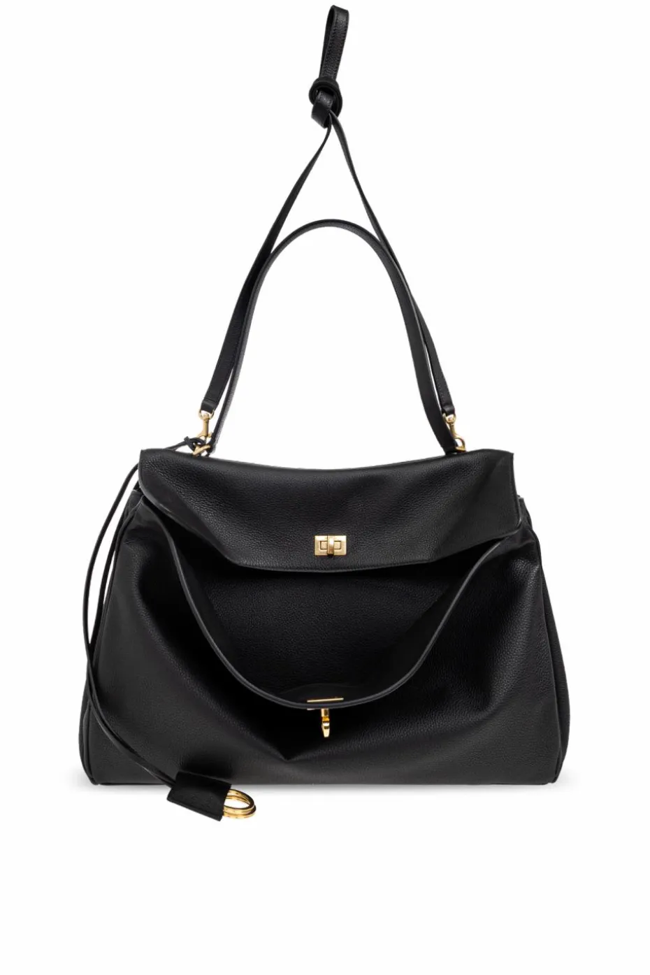 Balenciaga BLACK Handbag Rodeo Large