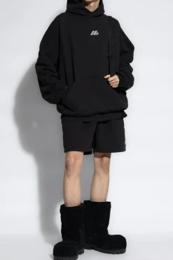 Balenciaga BLACK Hooded sweatshirt