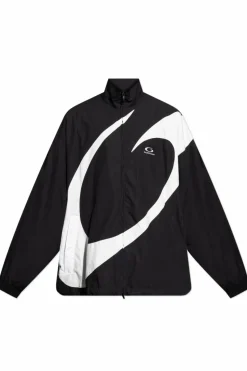 Balenciaga BLACK Jacket with stand-up collar