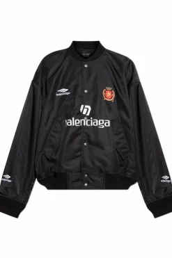 Balenciaga BLACK Jacket with logo