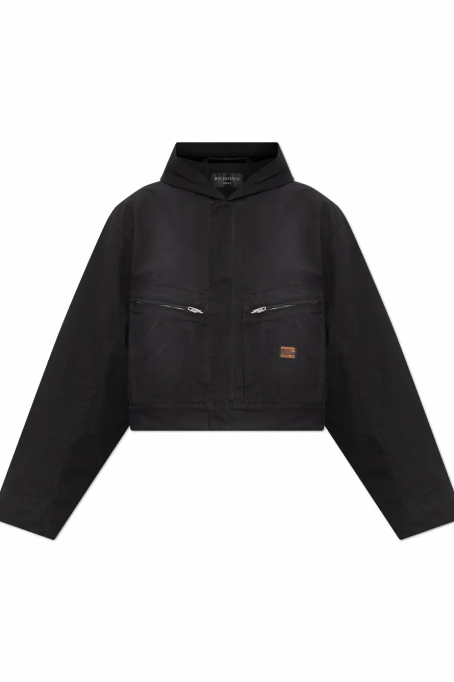 Balenciaga BLACK Jacket with hood