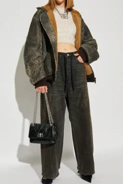 Balenciaga BLACK Jeans with a `vintage` effect