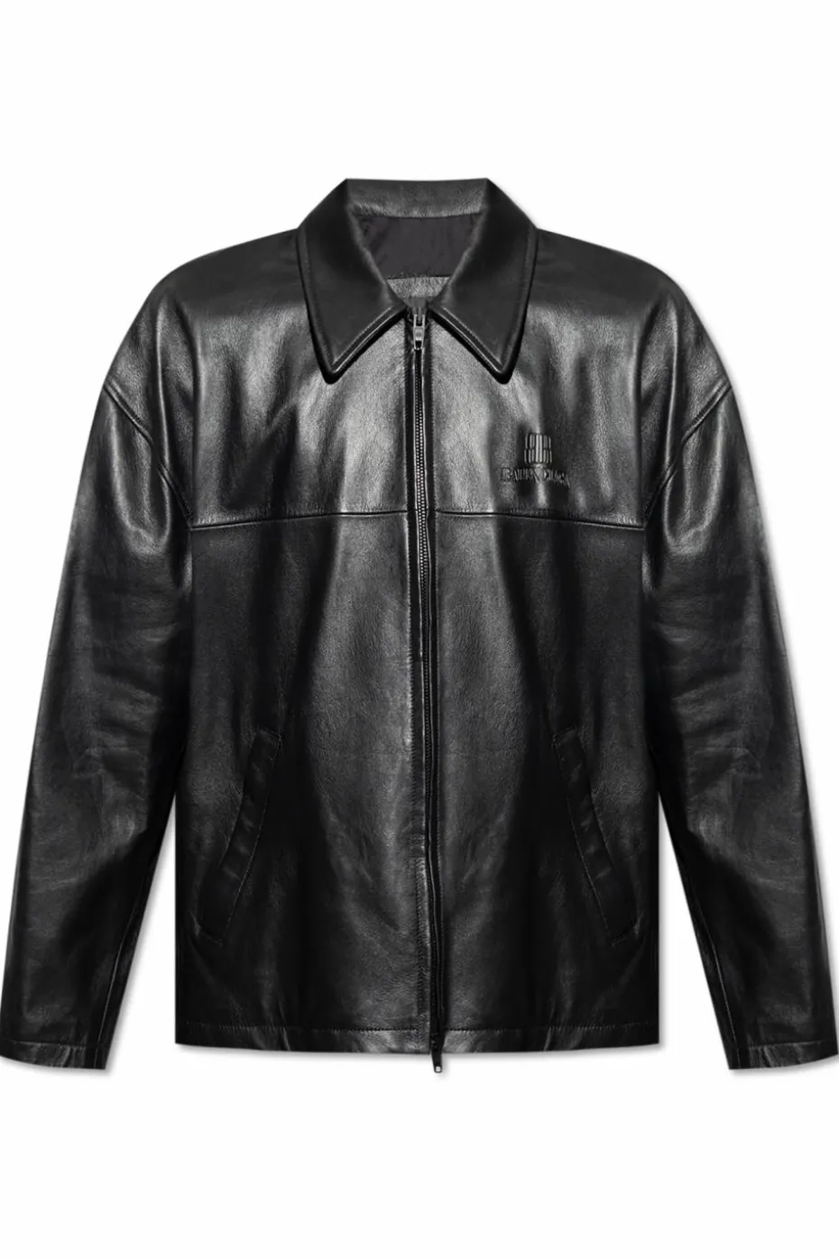 Balenciaga BLACK Lambskin leather jacket
