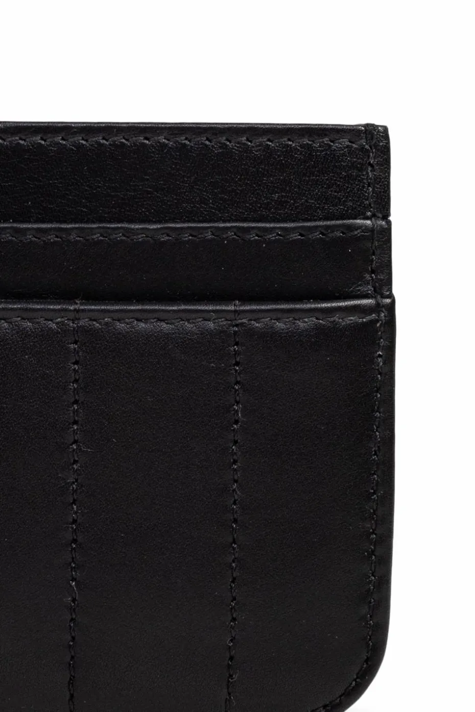 Balenciaga BLACK Leather card holder