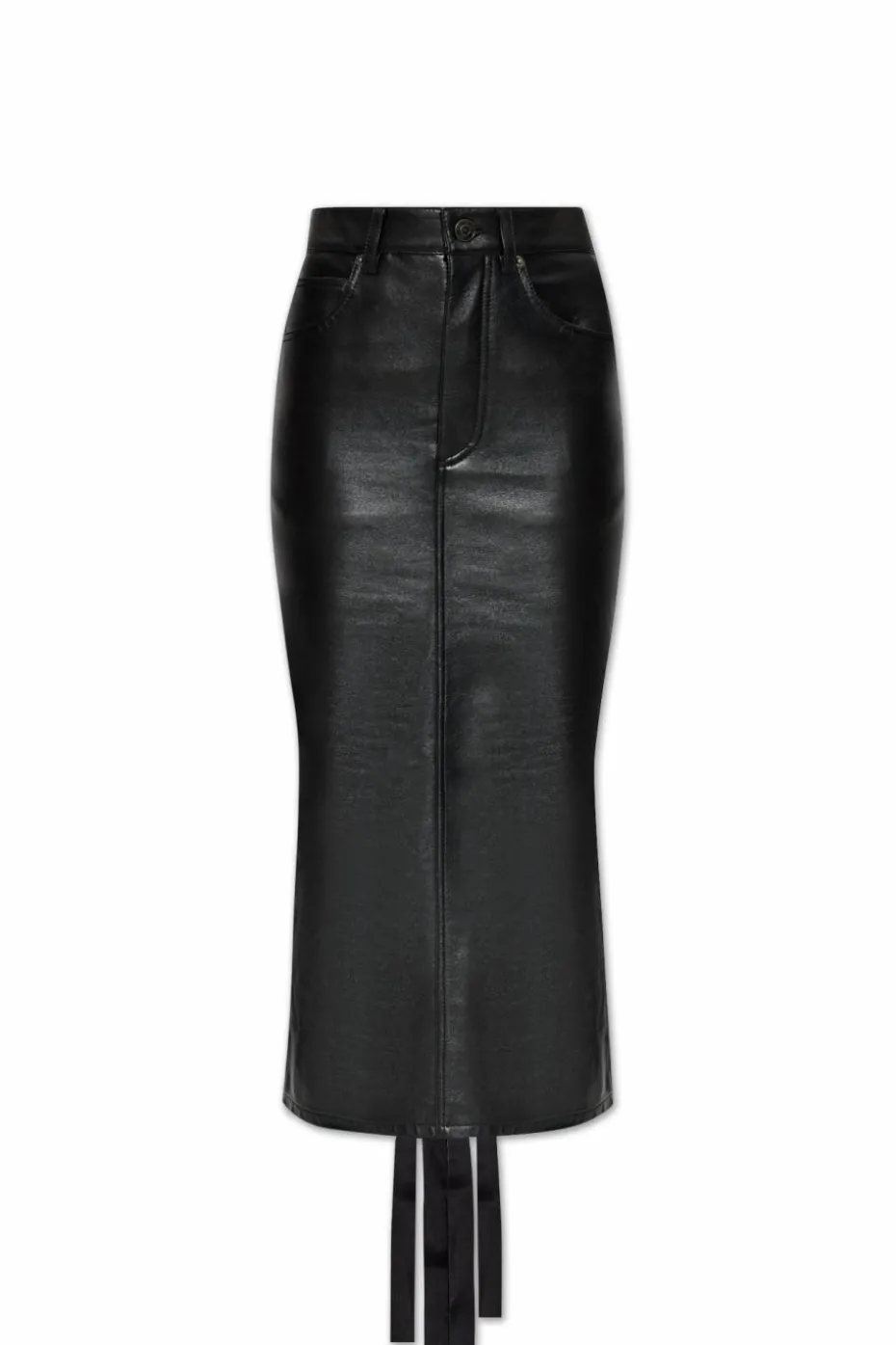 Balenciaga BLACK Leather skirt