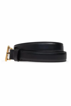 Balenciaga BLACK Leather belt