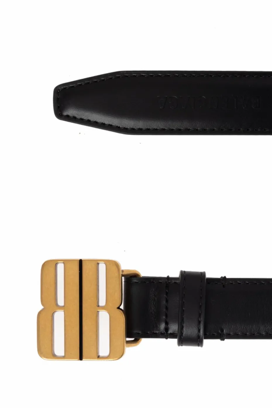 Balenciaga BLACK Leather belt