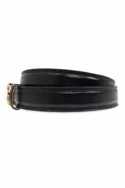Balenciaga BLACK Leather belt