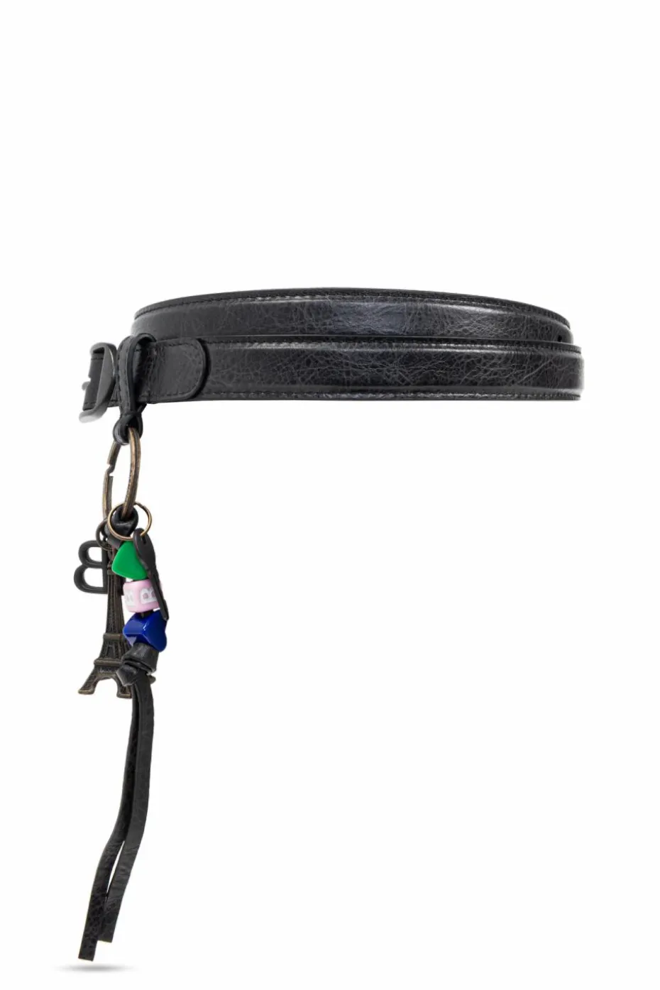 Balenciaga BLACK Leather belt