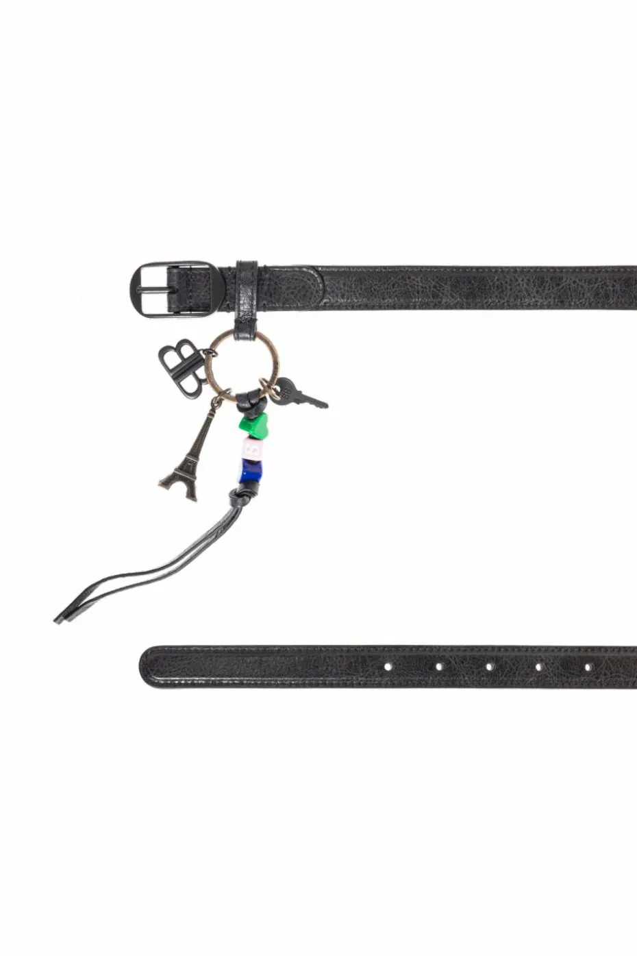 Balenciaga BLACK Leather belt