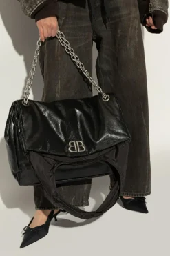 Balenciaga BLACK ‘Monaco Large Chain’ shoulder bag