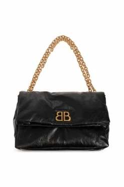 Balenciaga BLACK ‘Monaco M’ Shoulder Bag