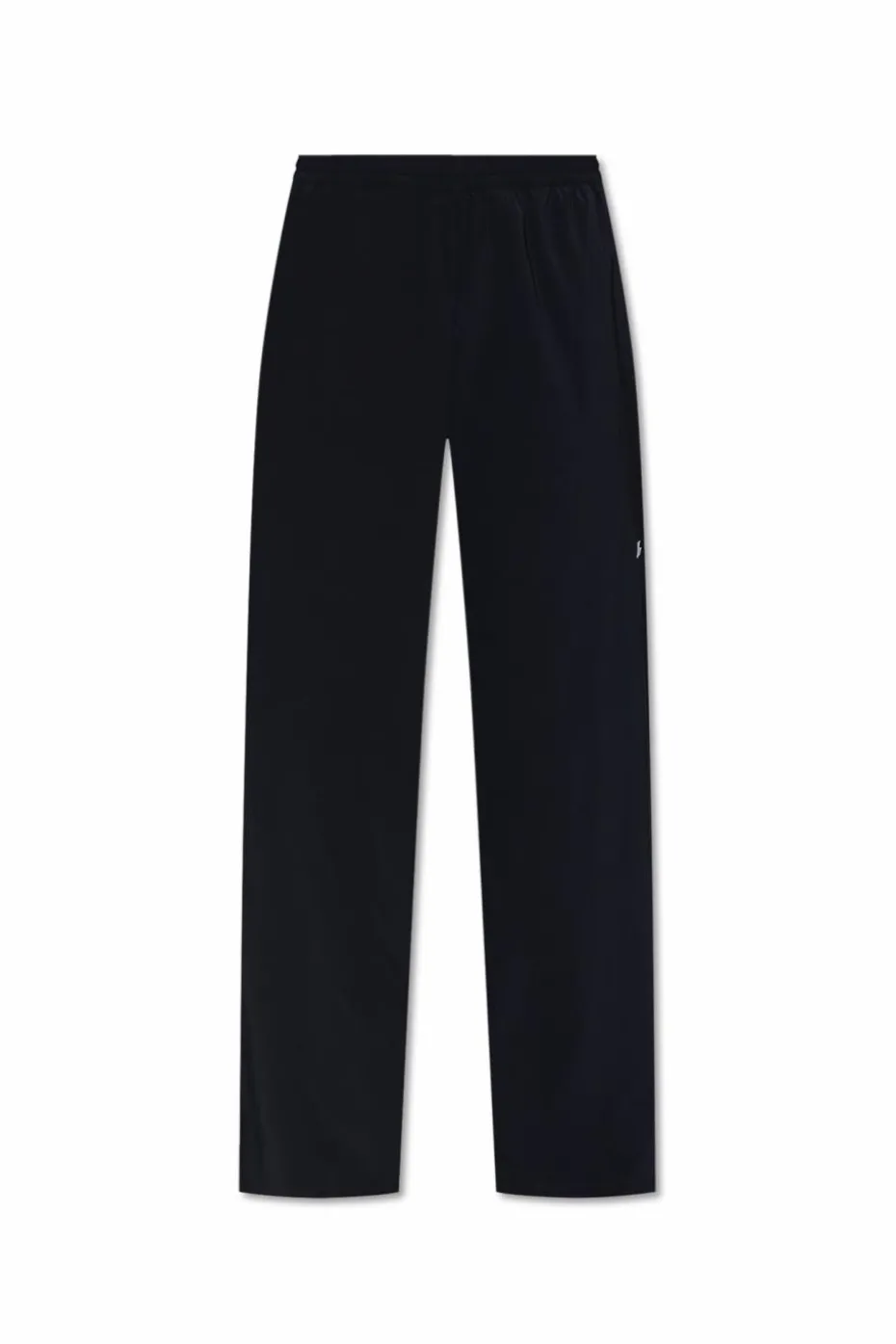 Balenciaga BLACK Nylon trousers with printed logo