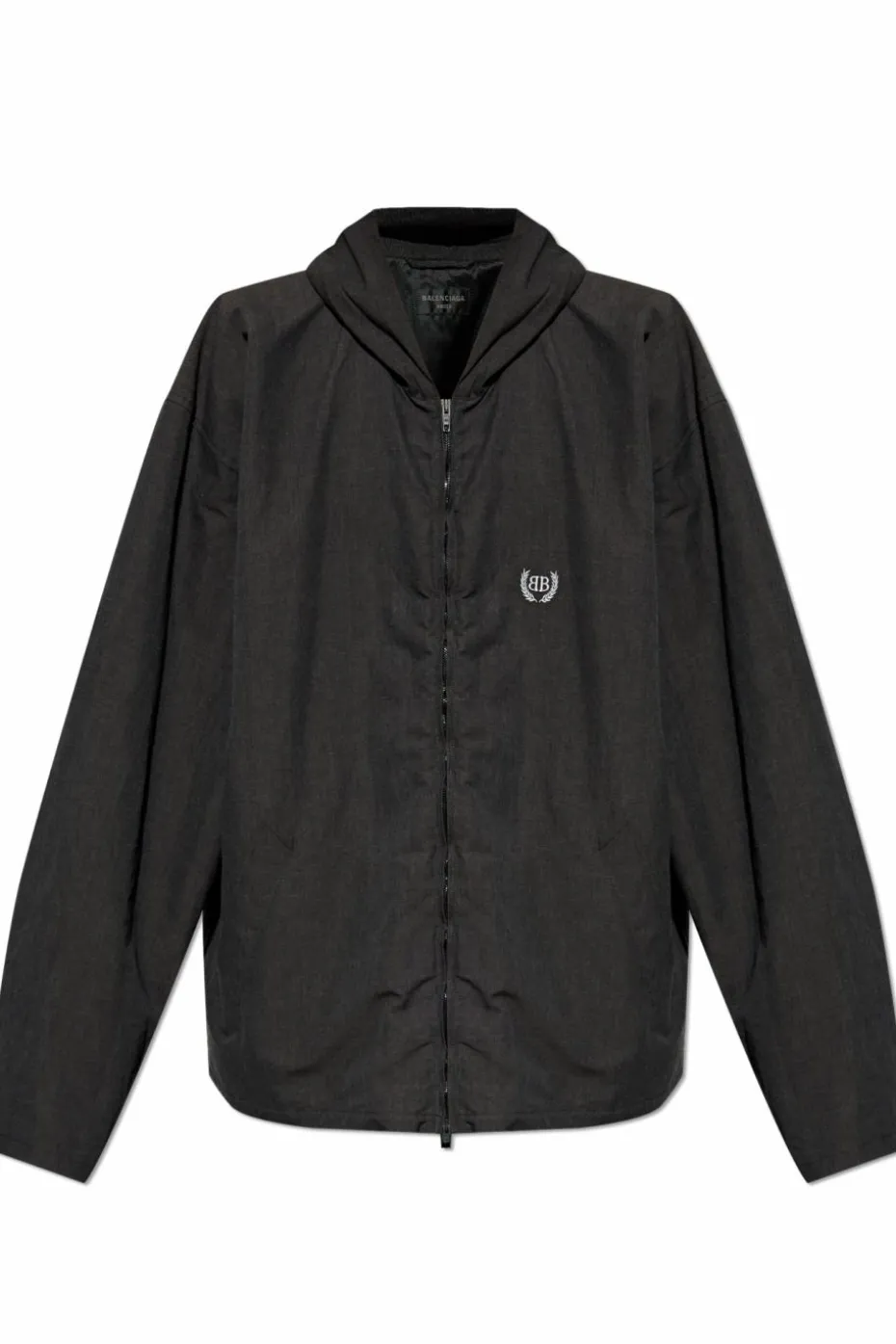 Balenciaga BLACK Oversize jacket with hood