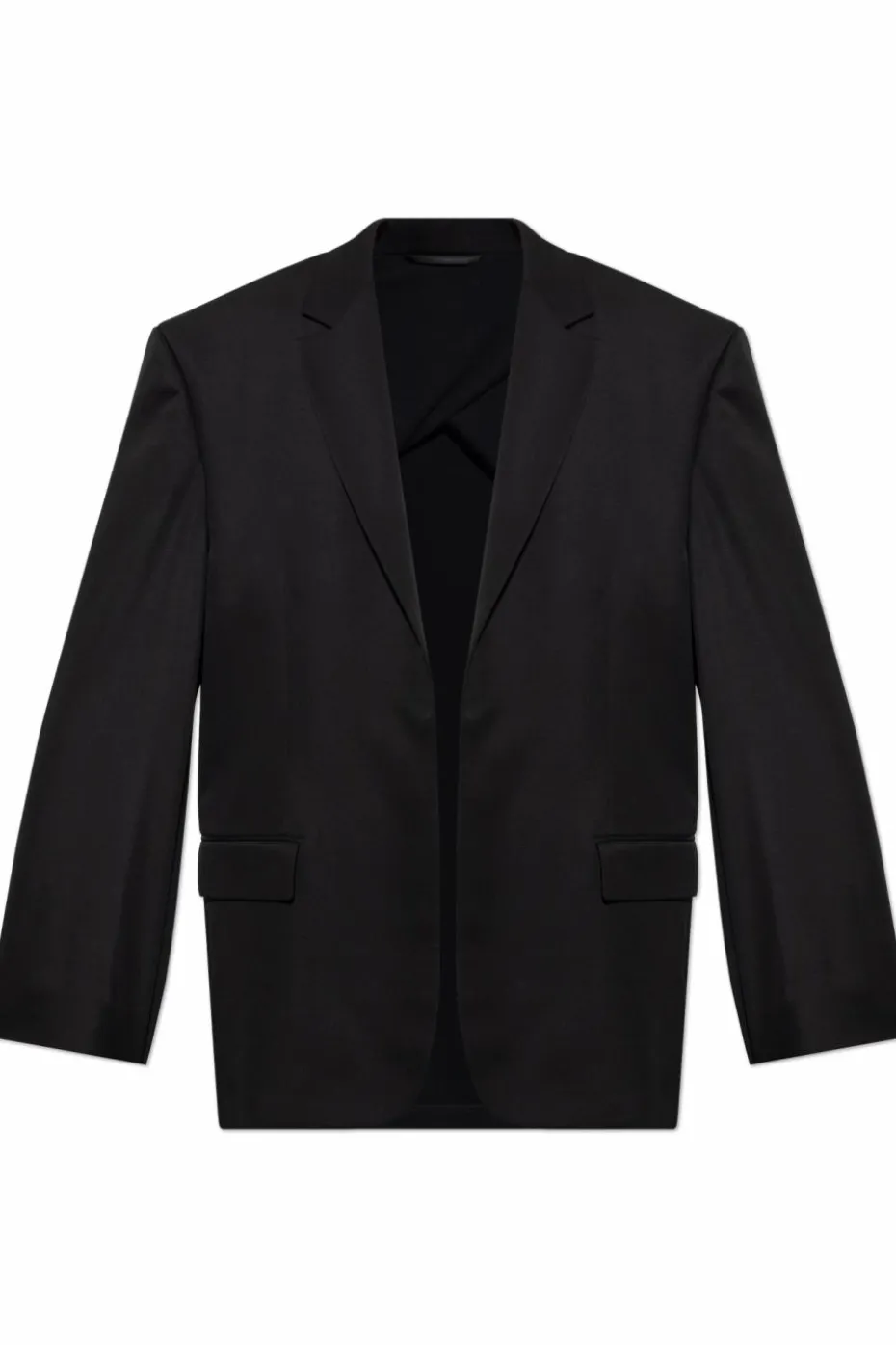 Balenciaga BLACK Oversized blazer made from mixed fabrics
