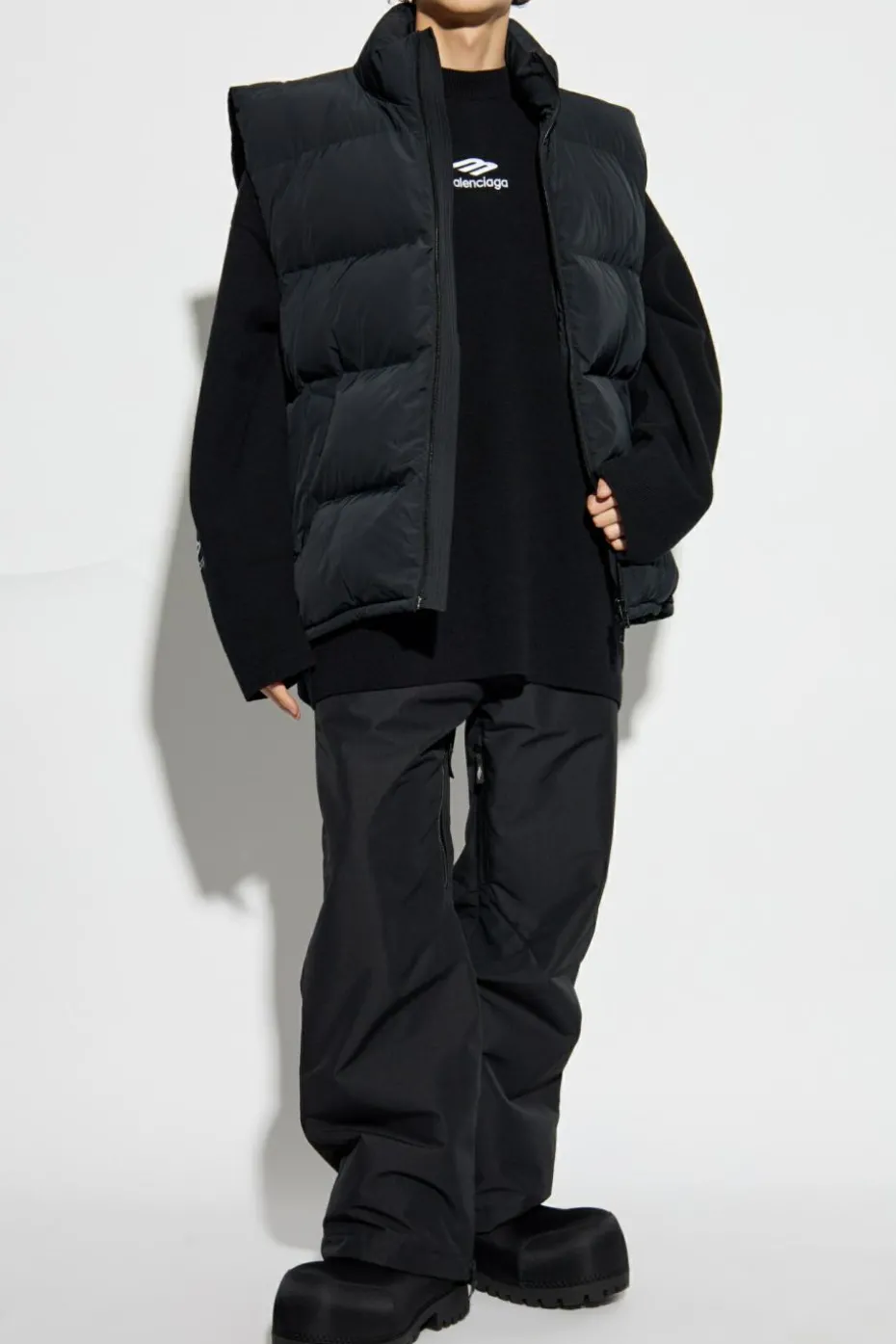 Balenciaga BLACK Padded vest from the Skiwear collection