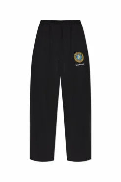Balenciaga BLACK Pants with logo