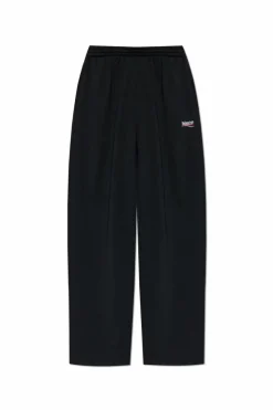 Balenciaga BLACK Pants with logo