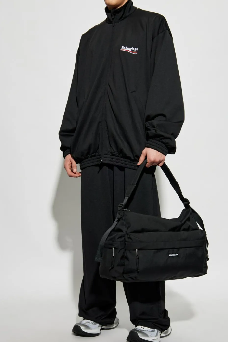 Balenciaga BLACK Pants with logo