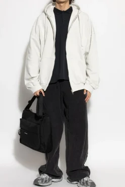 Balenciaga BLACK Polo with embroidered logo
